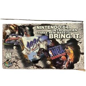 Nintendo 64 N64 Sports Promo VHS Tape 1998 Kobe Bryant Ken Griffey Jr 1080 Rare